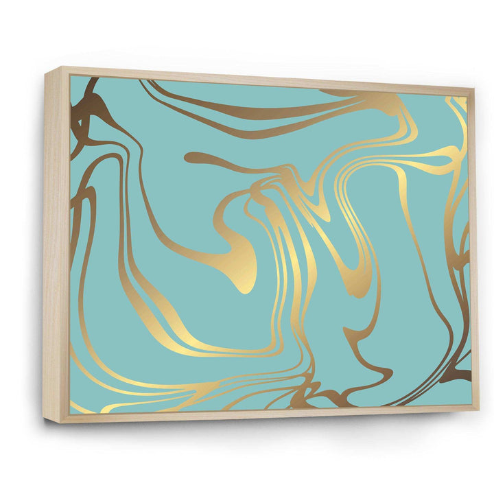 Golden Marble Design I - Wall Art Prints