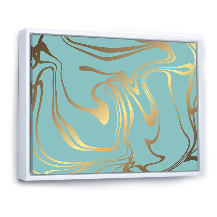 Golden Marble Design I - Wall Art Prints