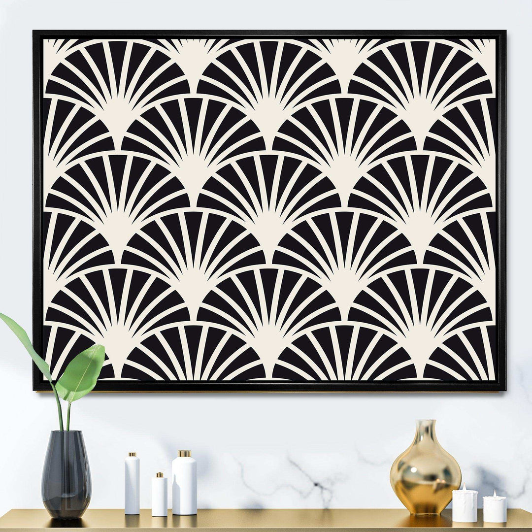 Retro Art Deco Waves I - Wall Art Prints