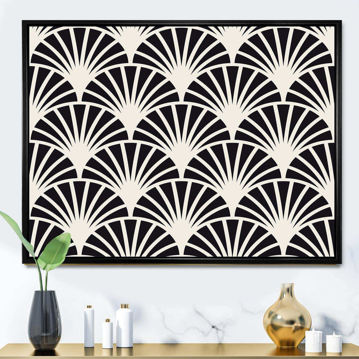 Retro Art Deco Waves I - Wall Art Prints