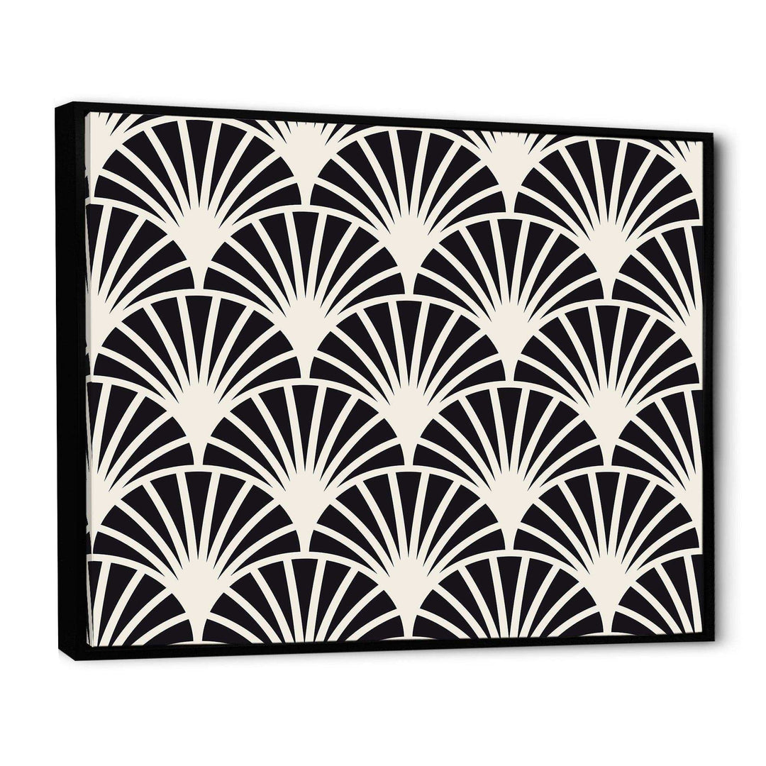 Retro Art Deco Waves I - Wall Art Prints