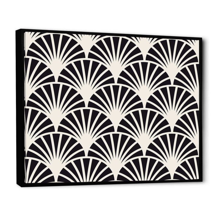 Retro Art Deco Waves I - Wall Art Prints
