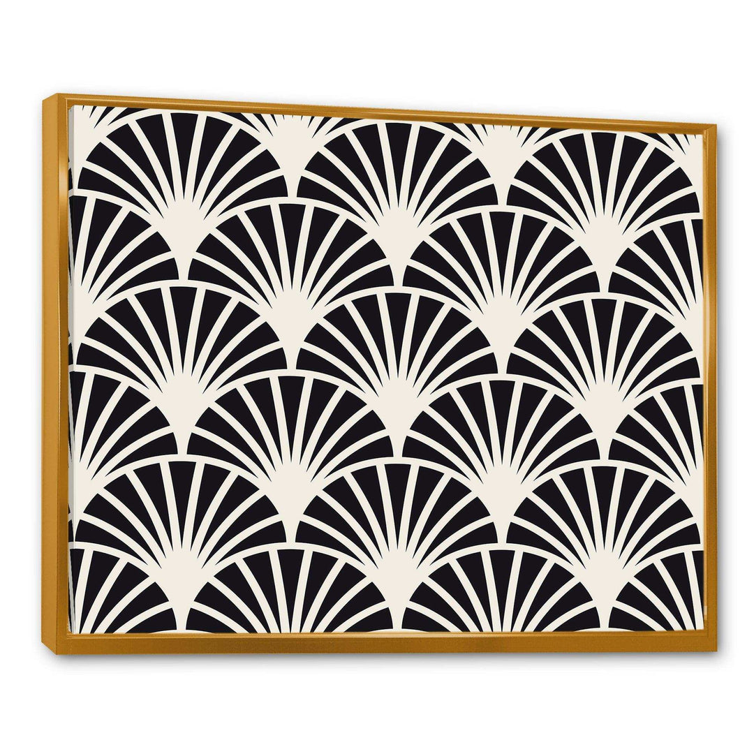 Retro Art Deco Waves I - Wall Art Prints