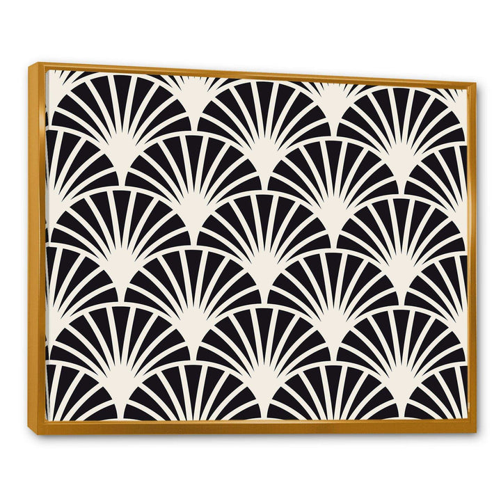 Retro Art Deco Waves I - Wall Art Prints