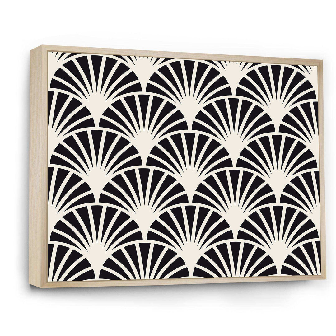 Retro Art Deco Waves I - Wall Art Prints