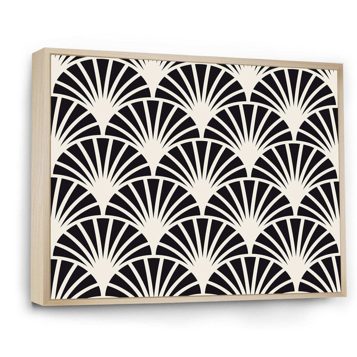 Retro Art Deco Waves I - Wall Art Prints