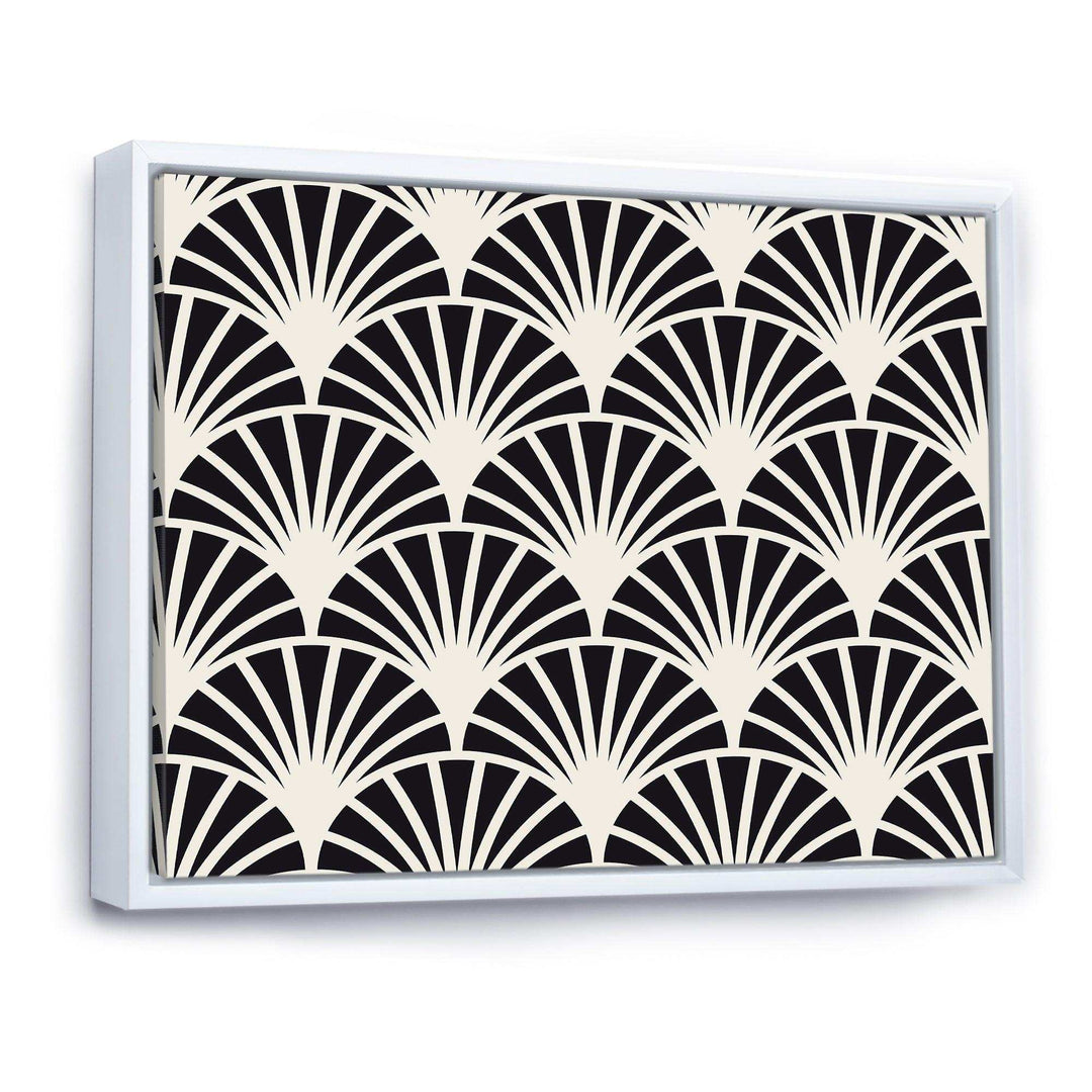 Retro Art Deco Waves I - Wall Art Prints