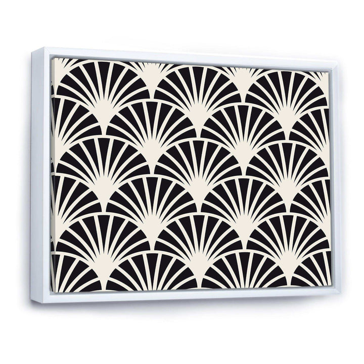 Retro Art Deco Waves I - Wall Art Prints