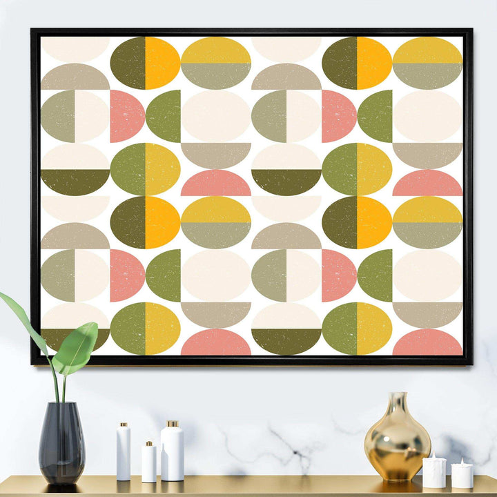 Vintage Circular Design I - Canvas Wall Art