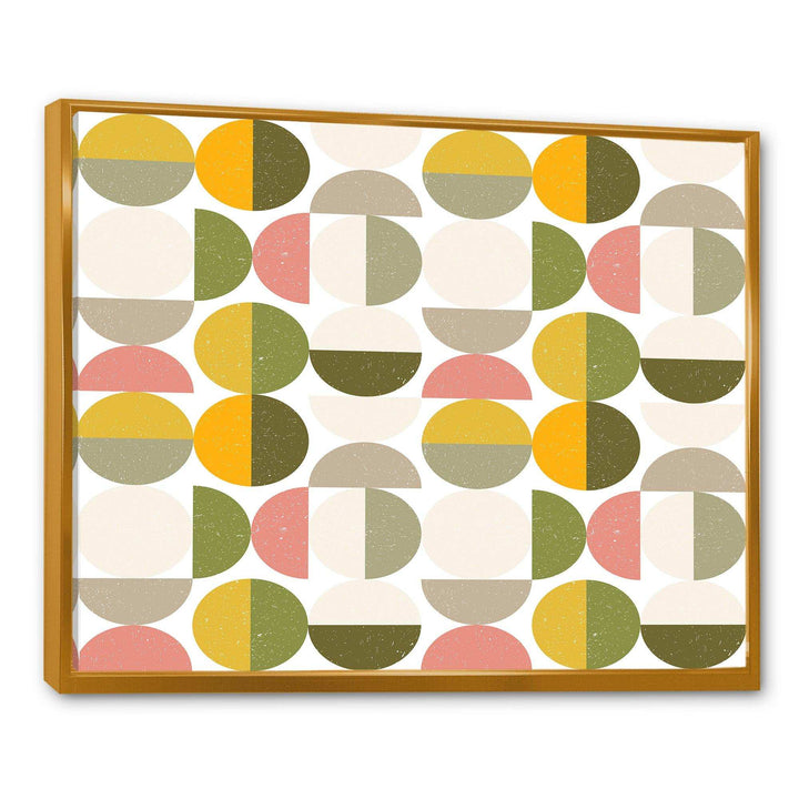 Vintage Circular Design I - Canvas Wall Art