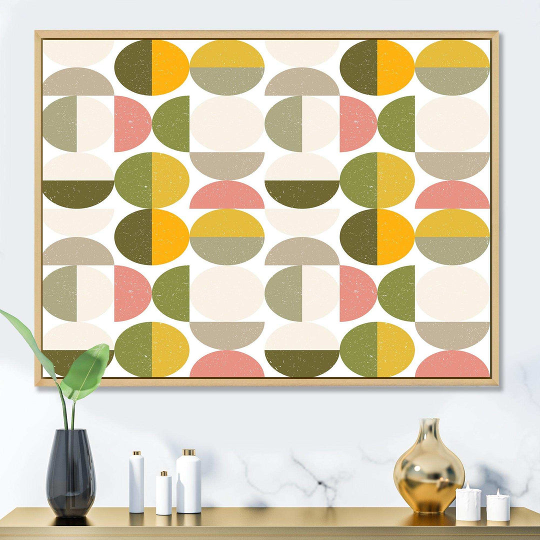 Vintage Circular Design I - Canvas Wall Art
