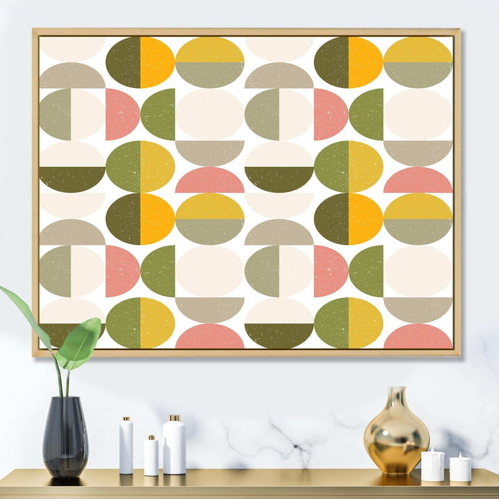 Vintage Circular Design I - Canvas Wall Art