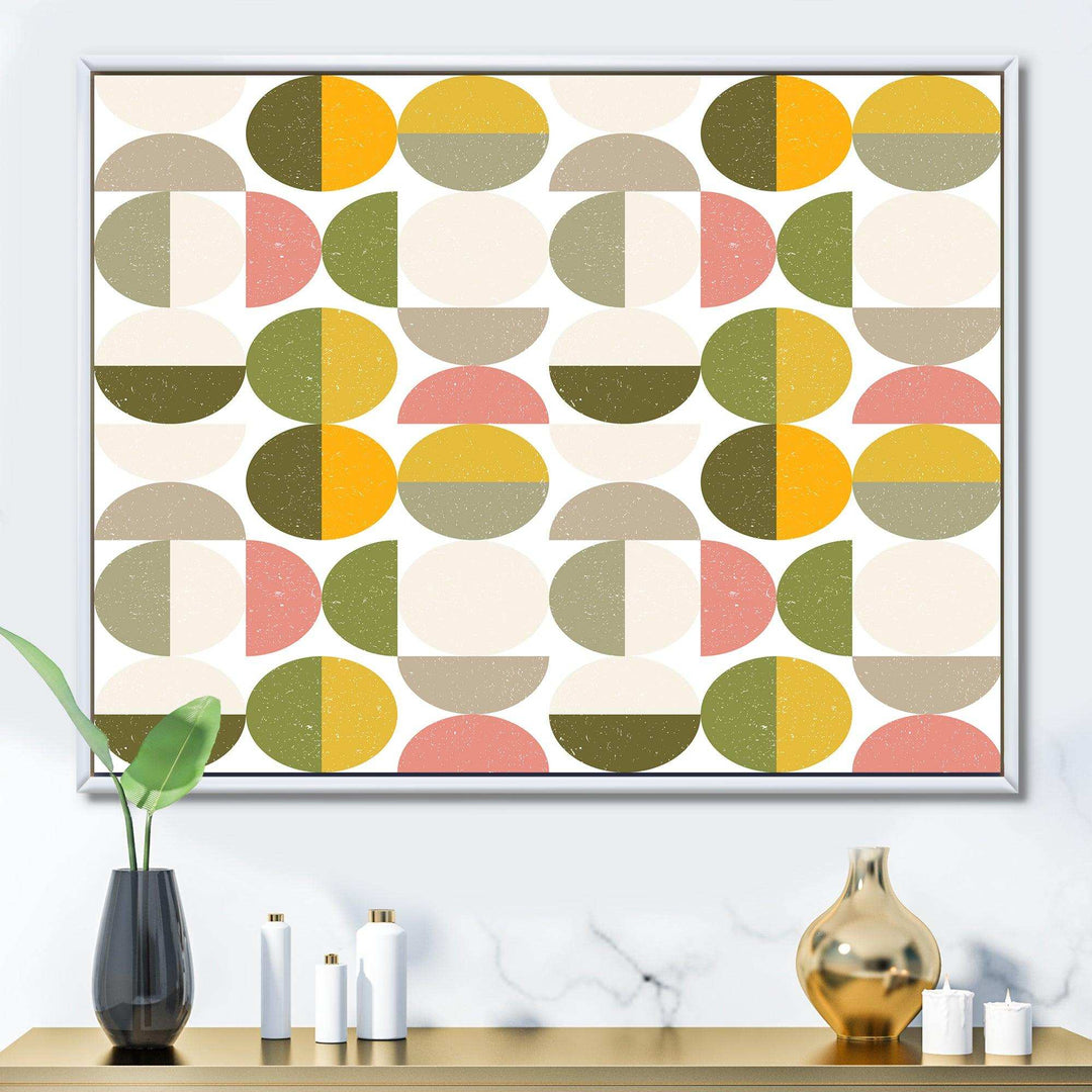 Vintage Circular Design I - Canvas Wall Art