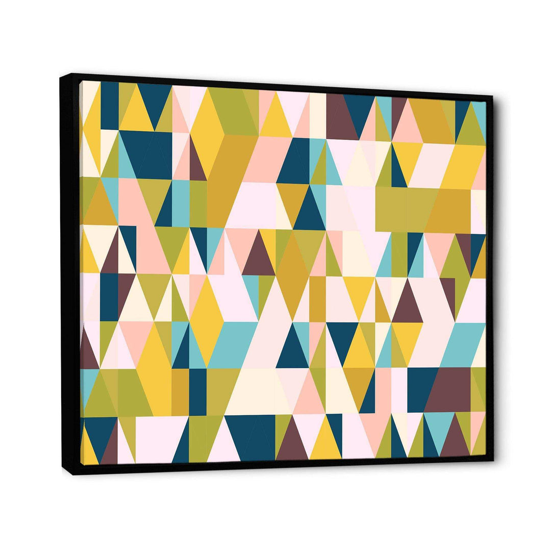 Triangular Retro Design I - Living Room Wall Decor