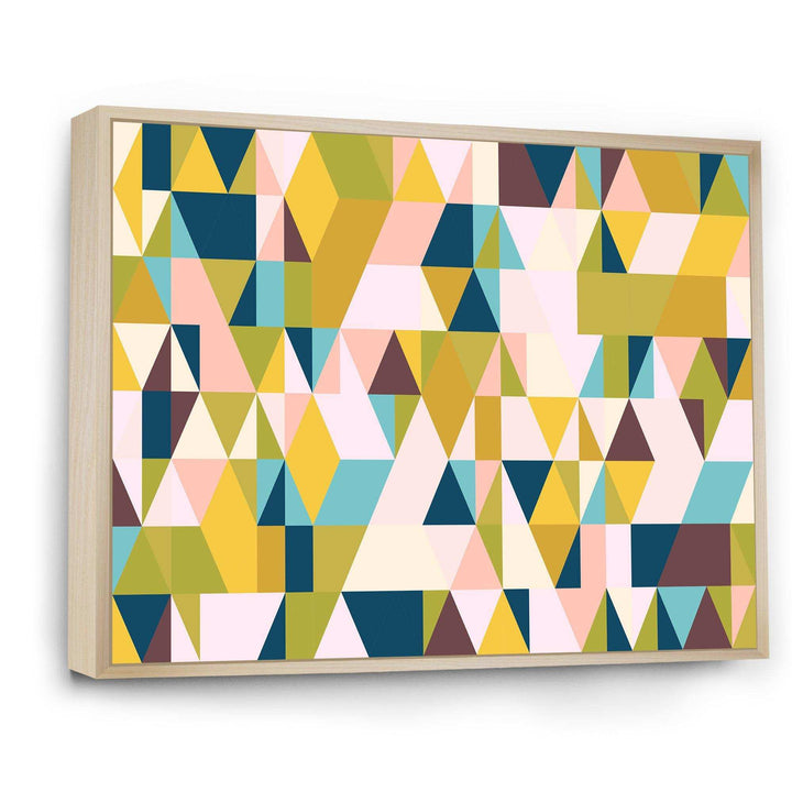 Triangular Retro Design I - Living Room Wall Decor