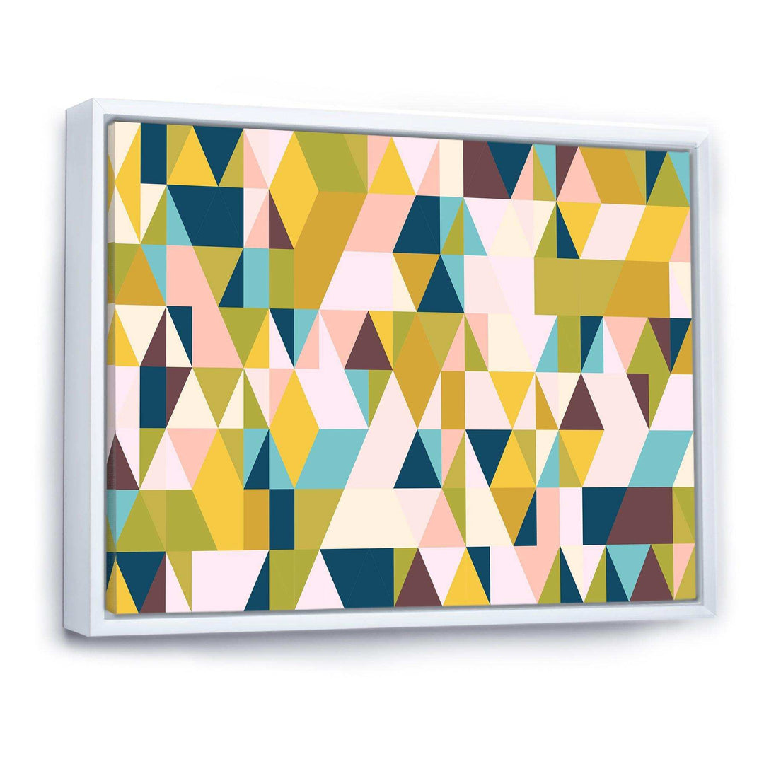 Triangular Retro Design I - Living Room Wall Decor