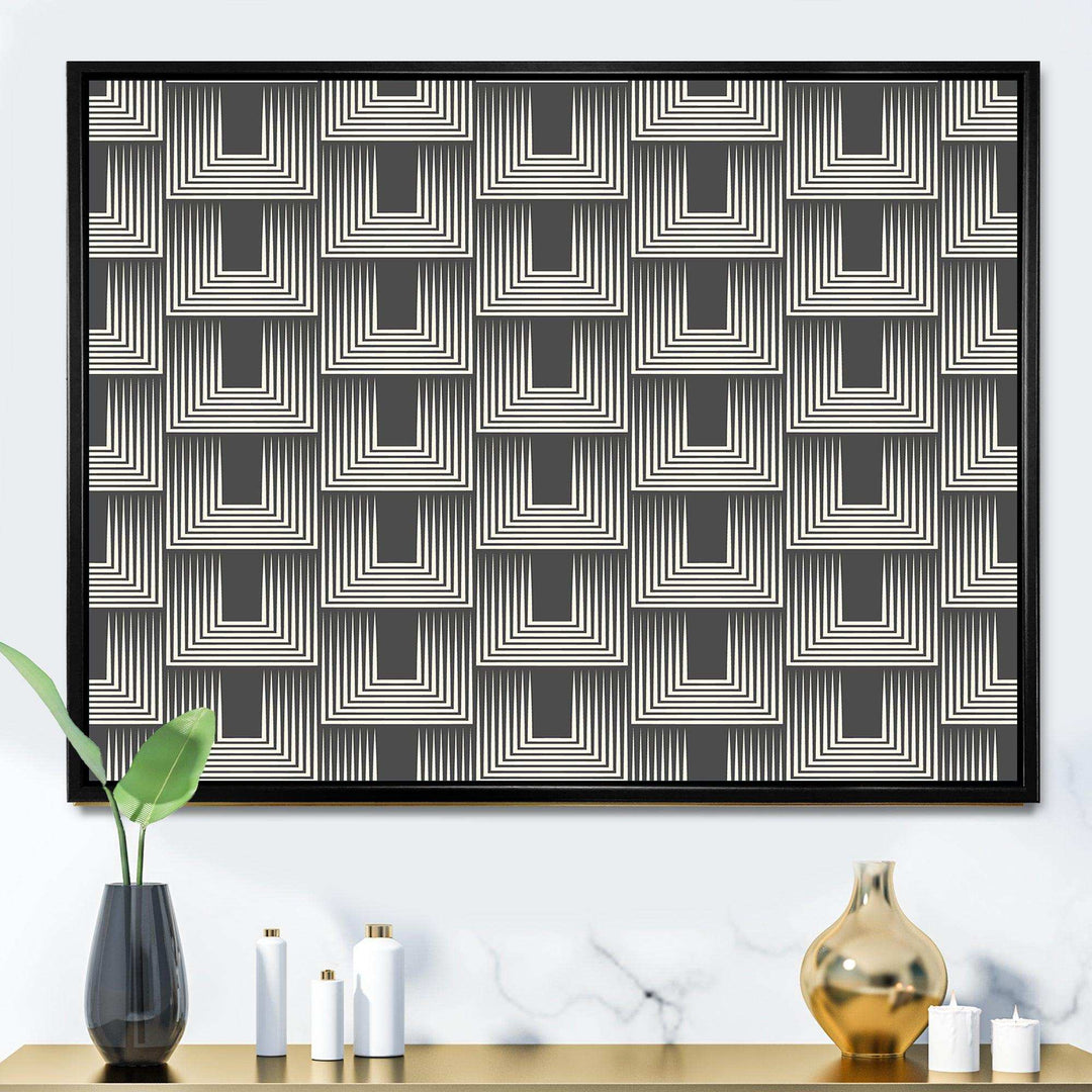 Mimimal Black and White Design I - Living Room Wall Decor