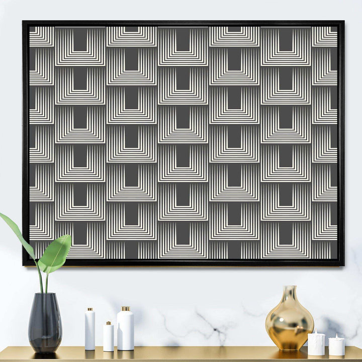 Mimimal Black and White Design I - Living Room Wall Decor