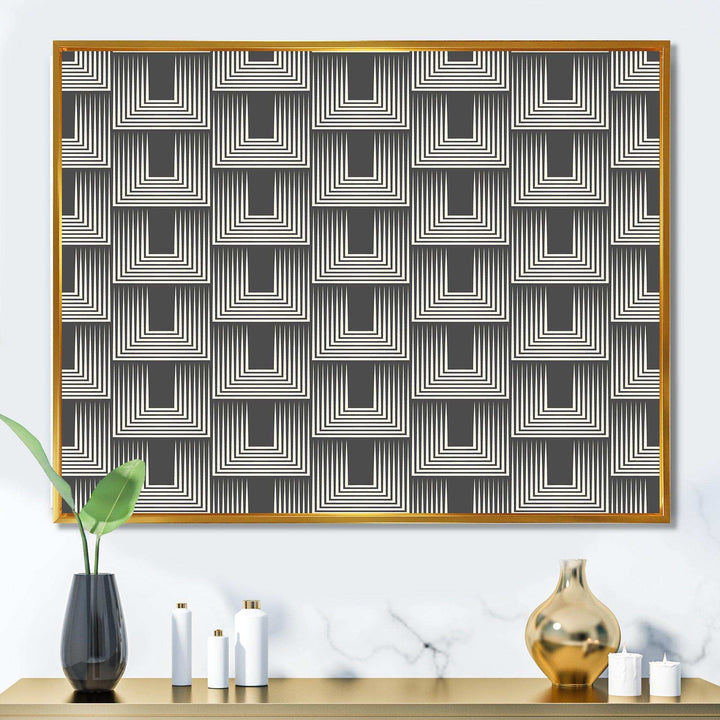 Mimimal Black and White Design I - Living Room Wall Decor