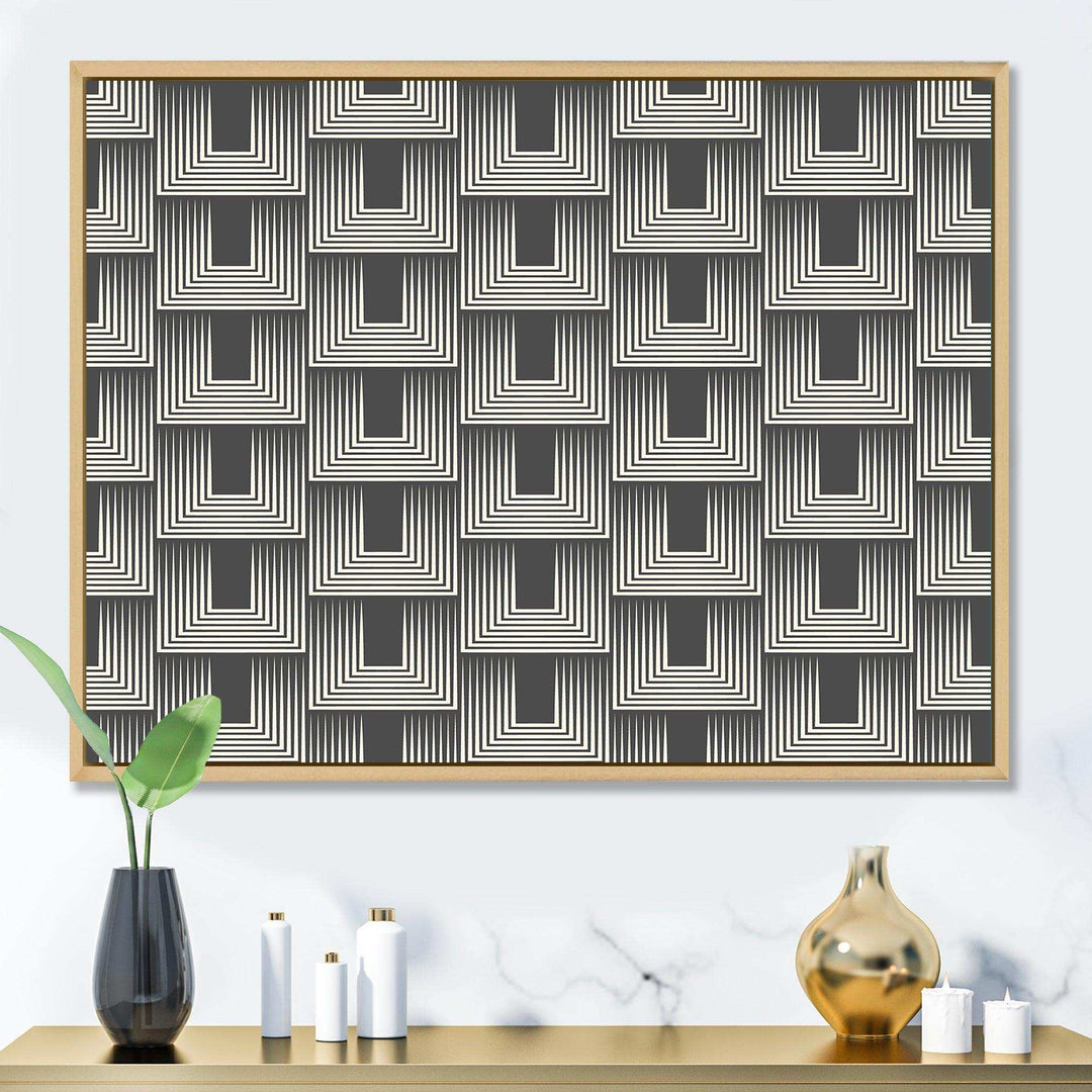 Mimimal Black and White Design I - Living Room Wall Decor