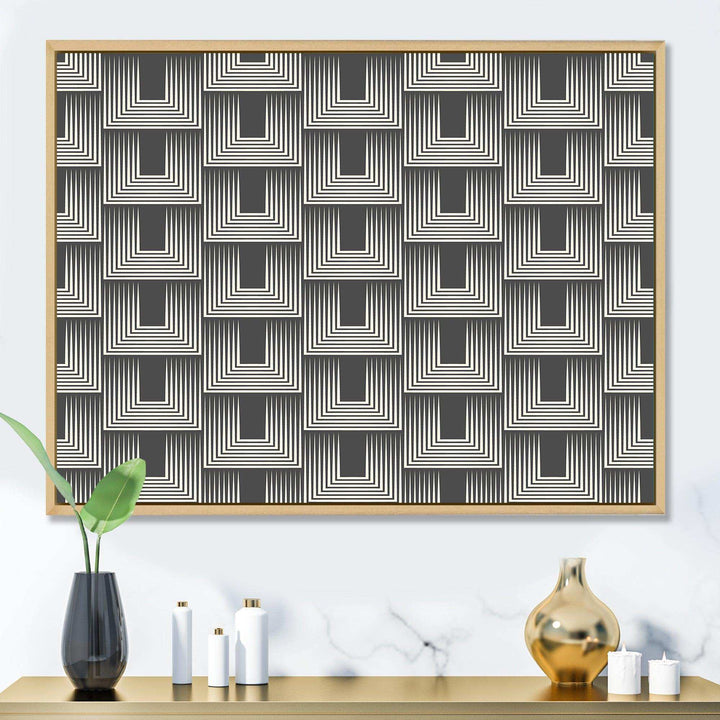Mimimal Black and White Design I - Living Room Wall Decor