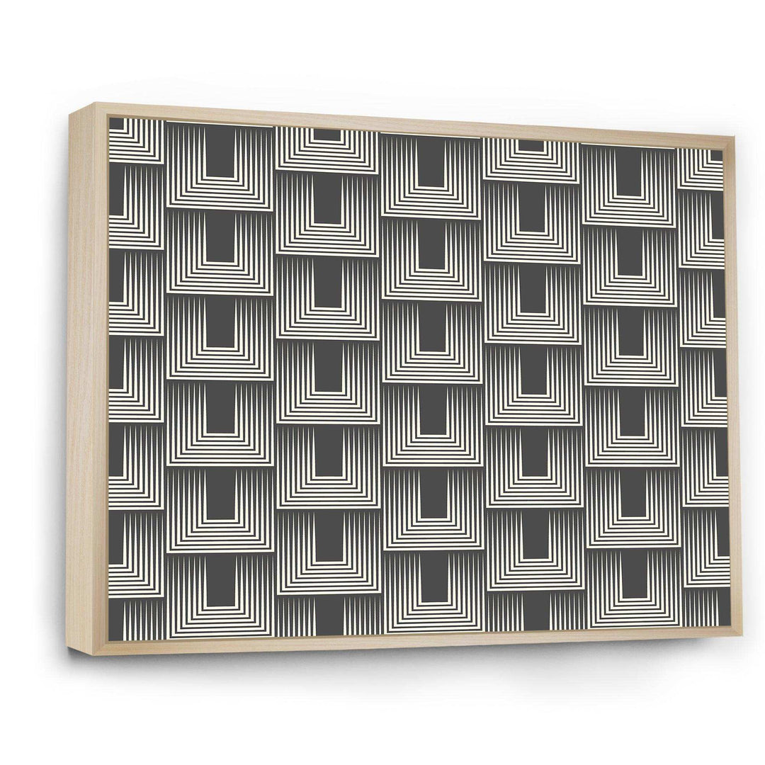 Mimimal Black and White Design I - Living Room Wall Decor