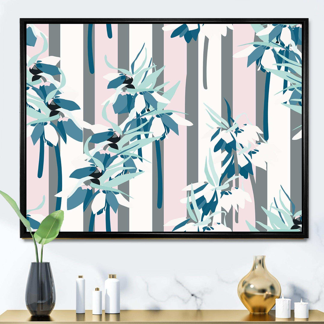Retro Handdrawn Lilies - Wall Art Prints