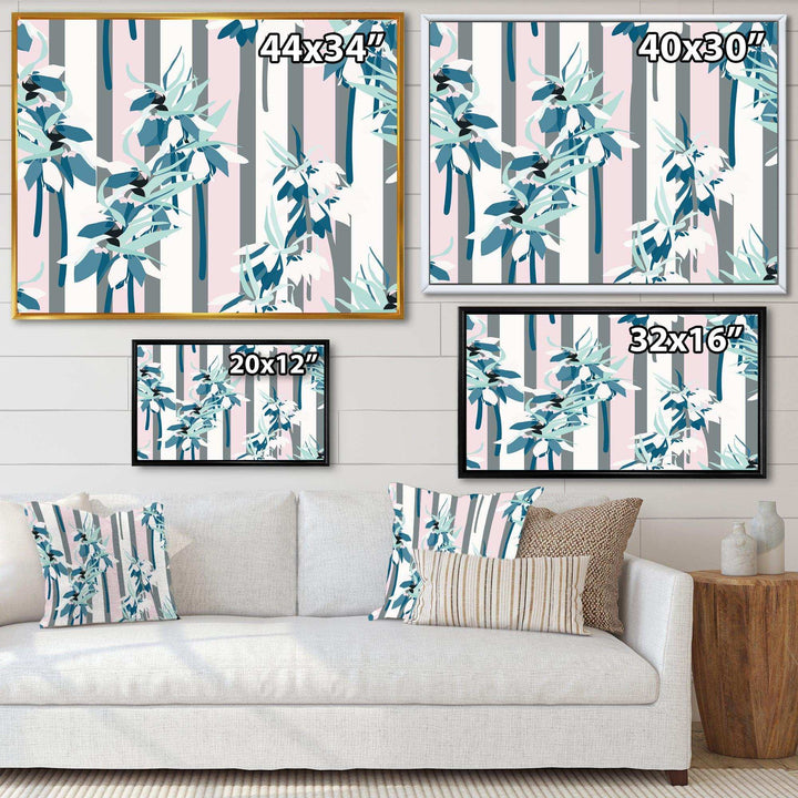 Retro Handdrawn Lilies - Wall Art Prints