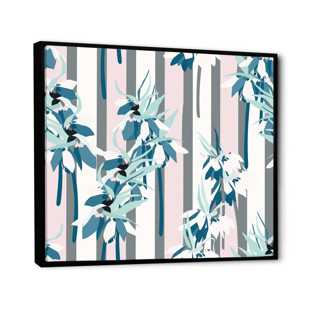 Retro Handdrawn Lilies - Wall Art Prints