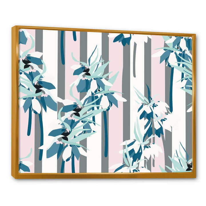 Retro Handdrawn Lilies - Wall Art Prints
