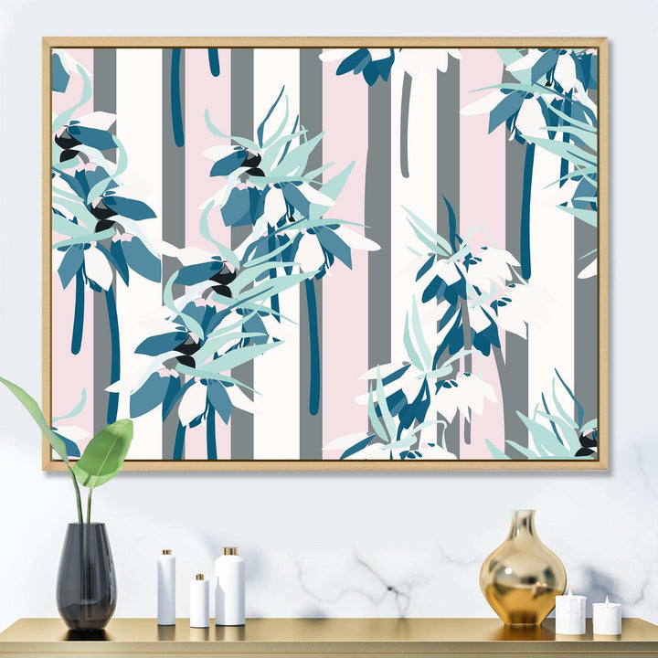 Retro Handdrawn Lilies - Wall Art Prints