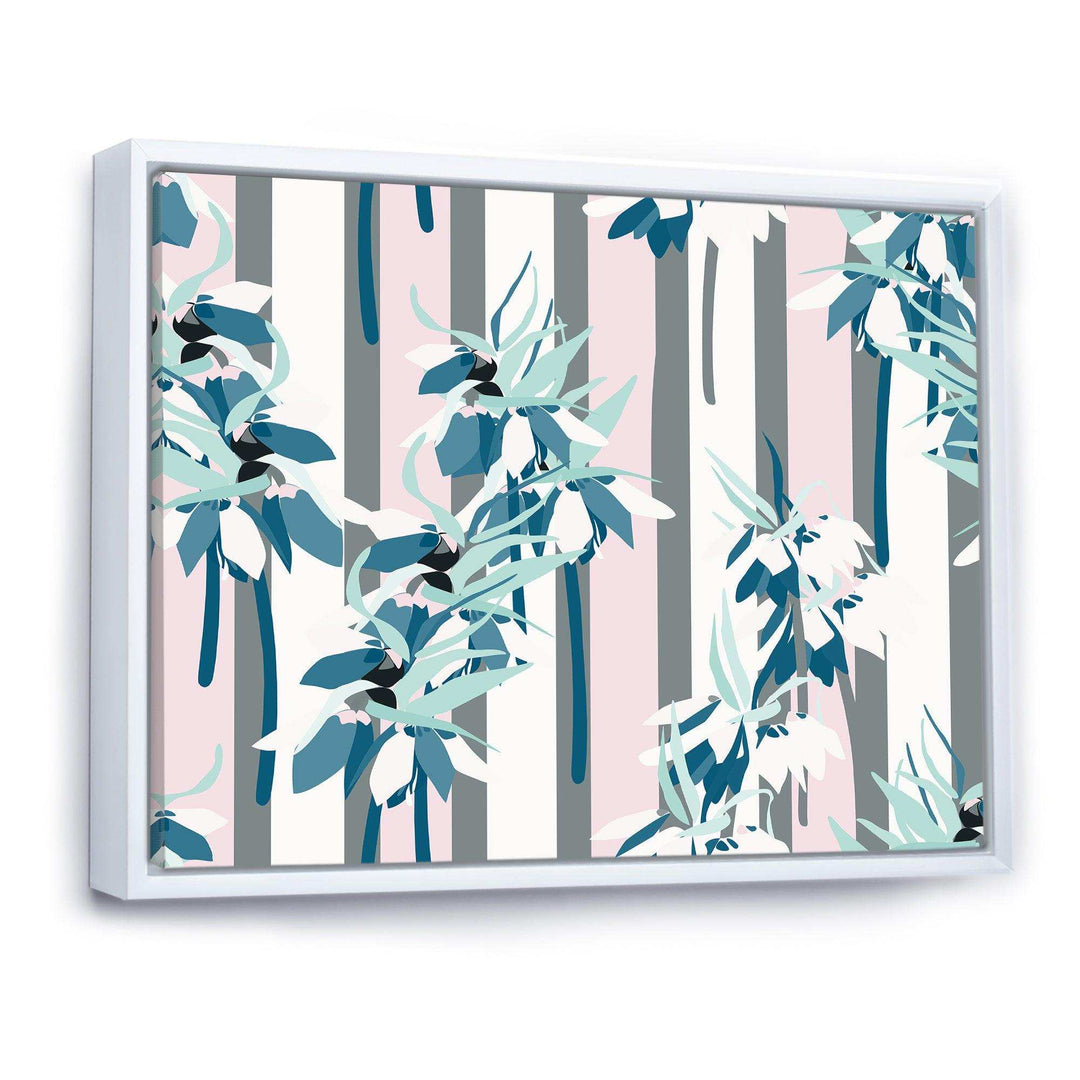 Retro Handdrawn Lilies - Wall Art Prints
