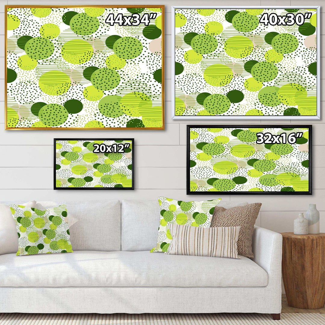 Circular Abstract Retro Geometric X - Bedroom Wall Art