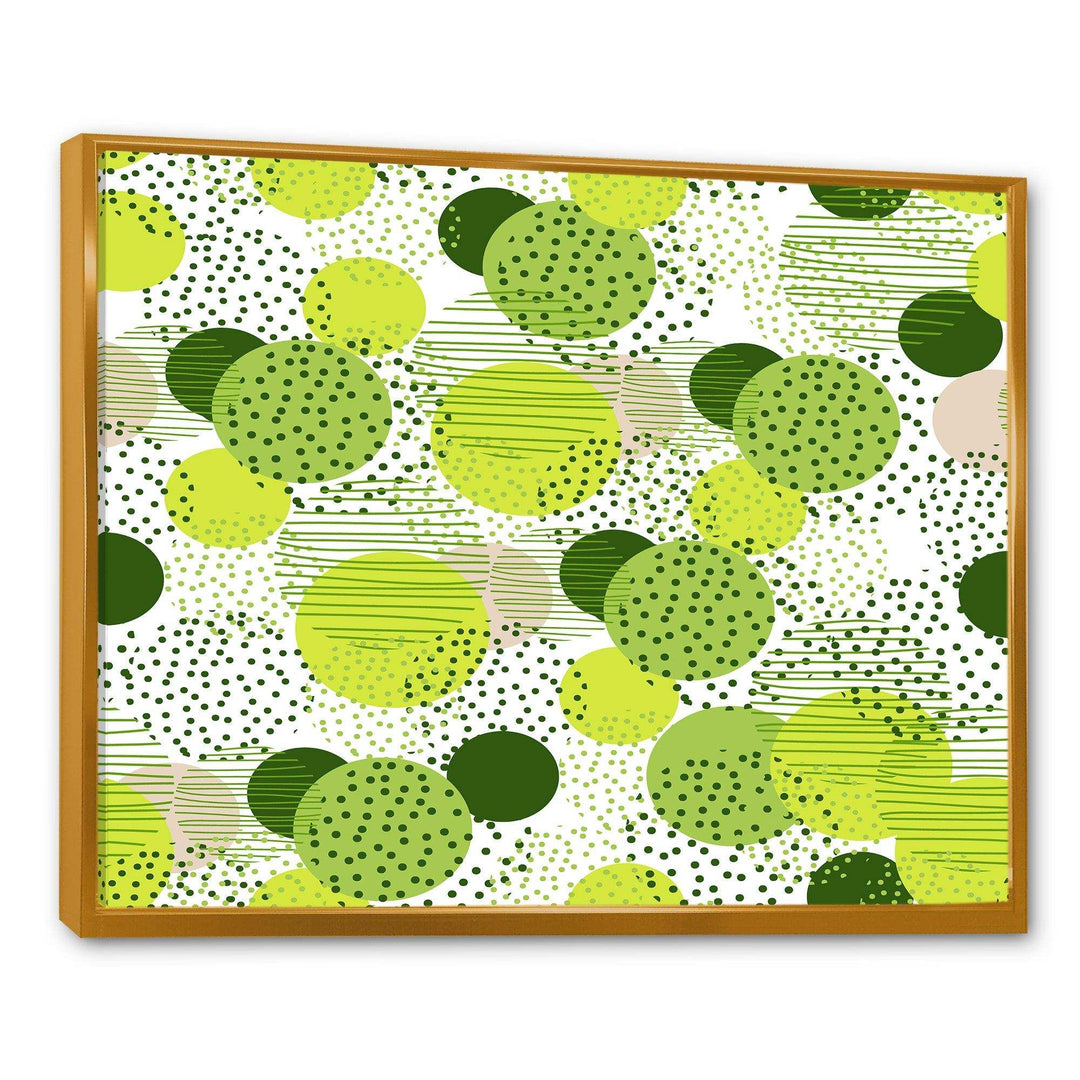 Circular Abstract Retro Geometric X - Bedroom Wall Art