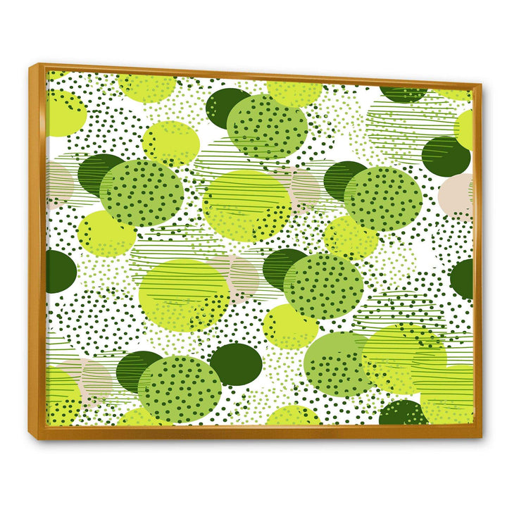 Circular Abstract Retro Geometric X - Bedroom Wall Art