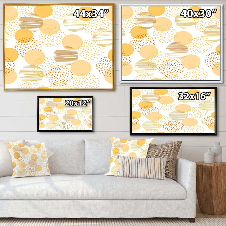 Circular Abstract Retro Geometric IX - Bedroom Wall Art