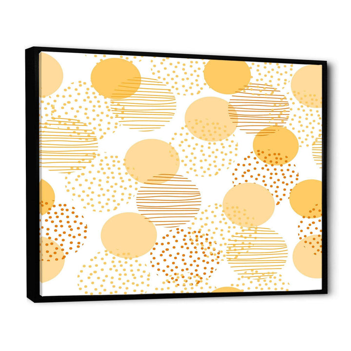 Circular Abstract Retro Geometric IX - Bedroom Wall Art