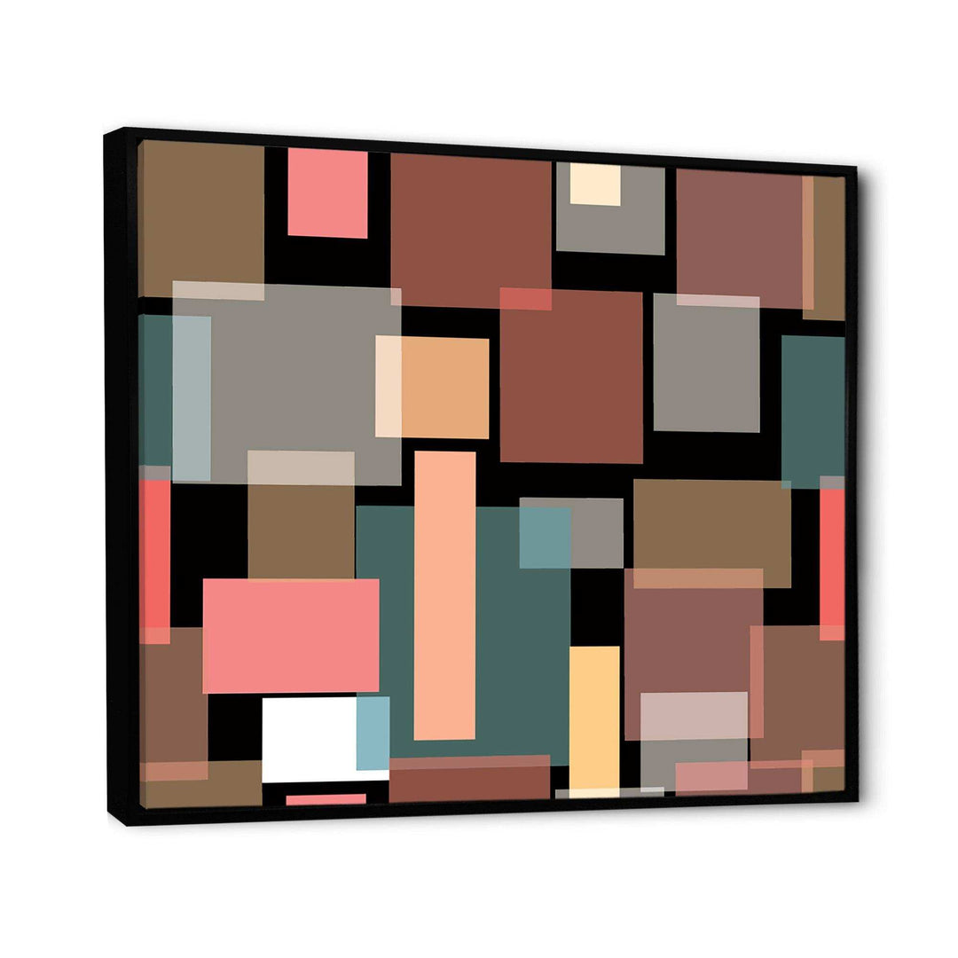 Retro Square Design II - Wall Art Prints