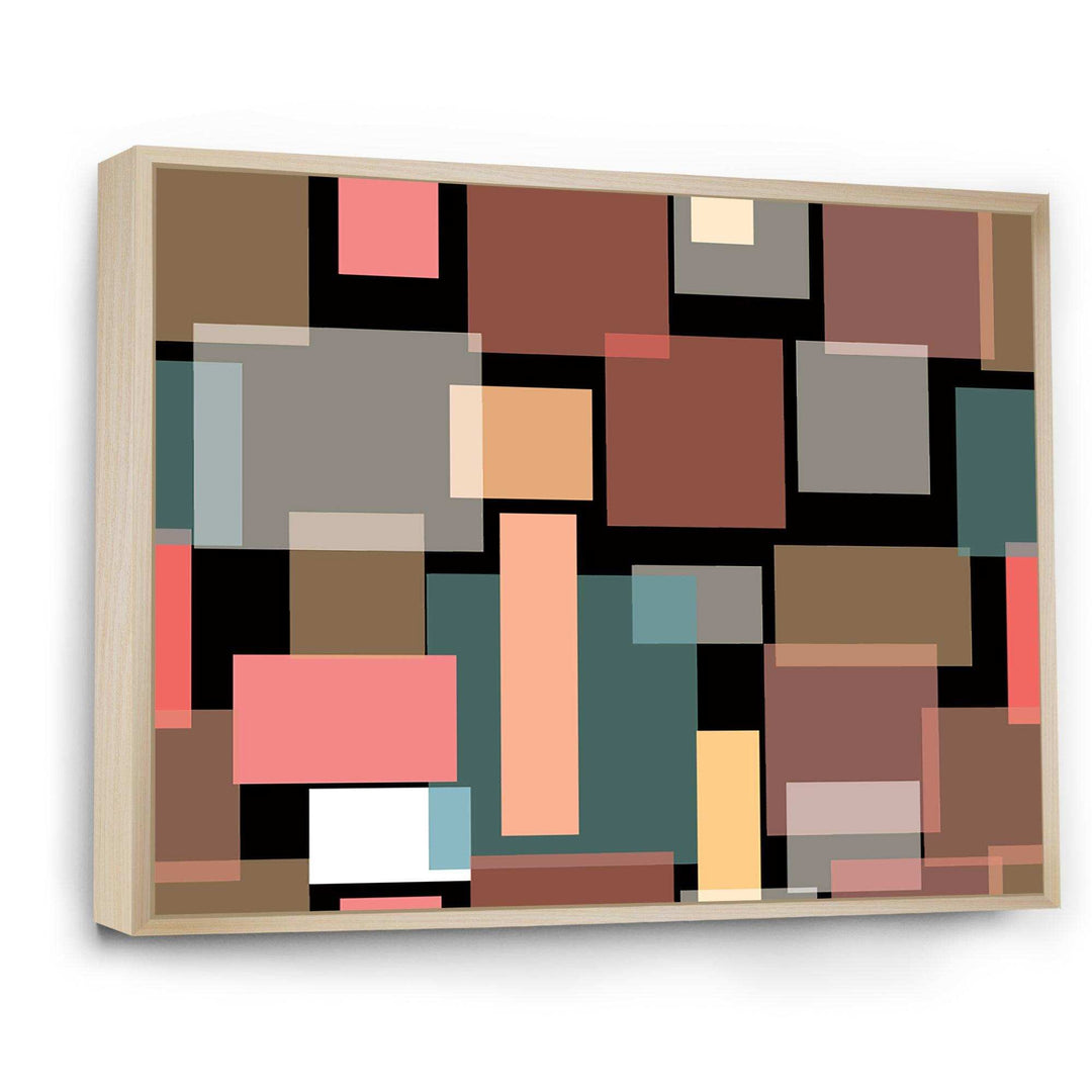 Retro Square Design II - Wall Art Prints
