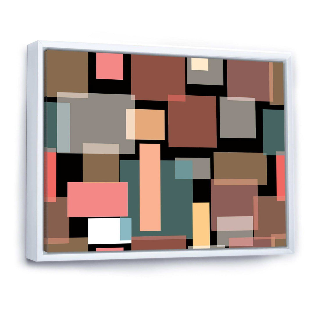 Retro Square Design II - Wall Art Prints