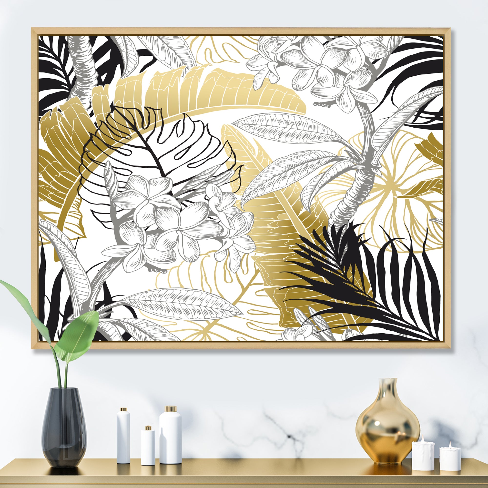Golden Tropical Pattern I