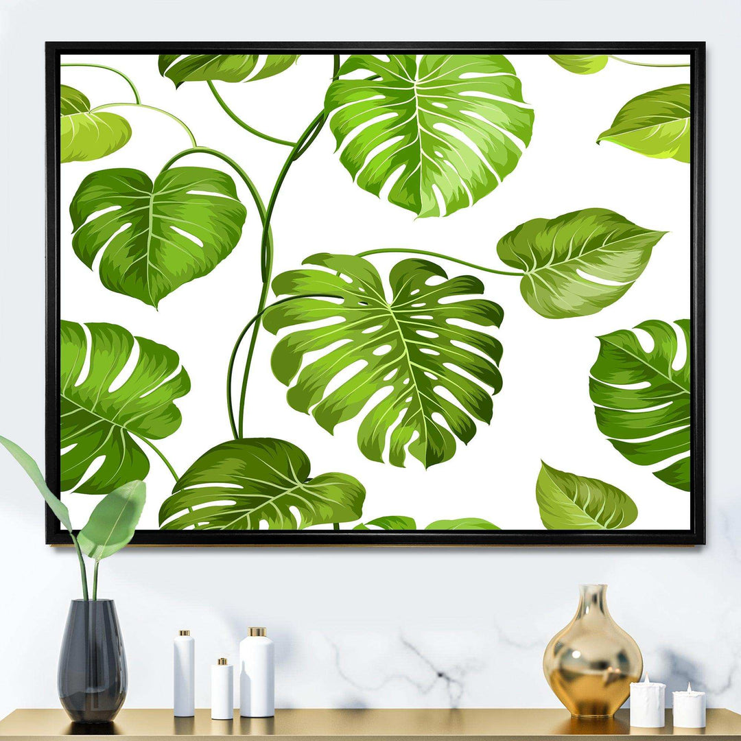 Tropical Palm Leaves II
