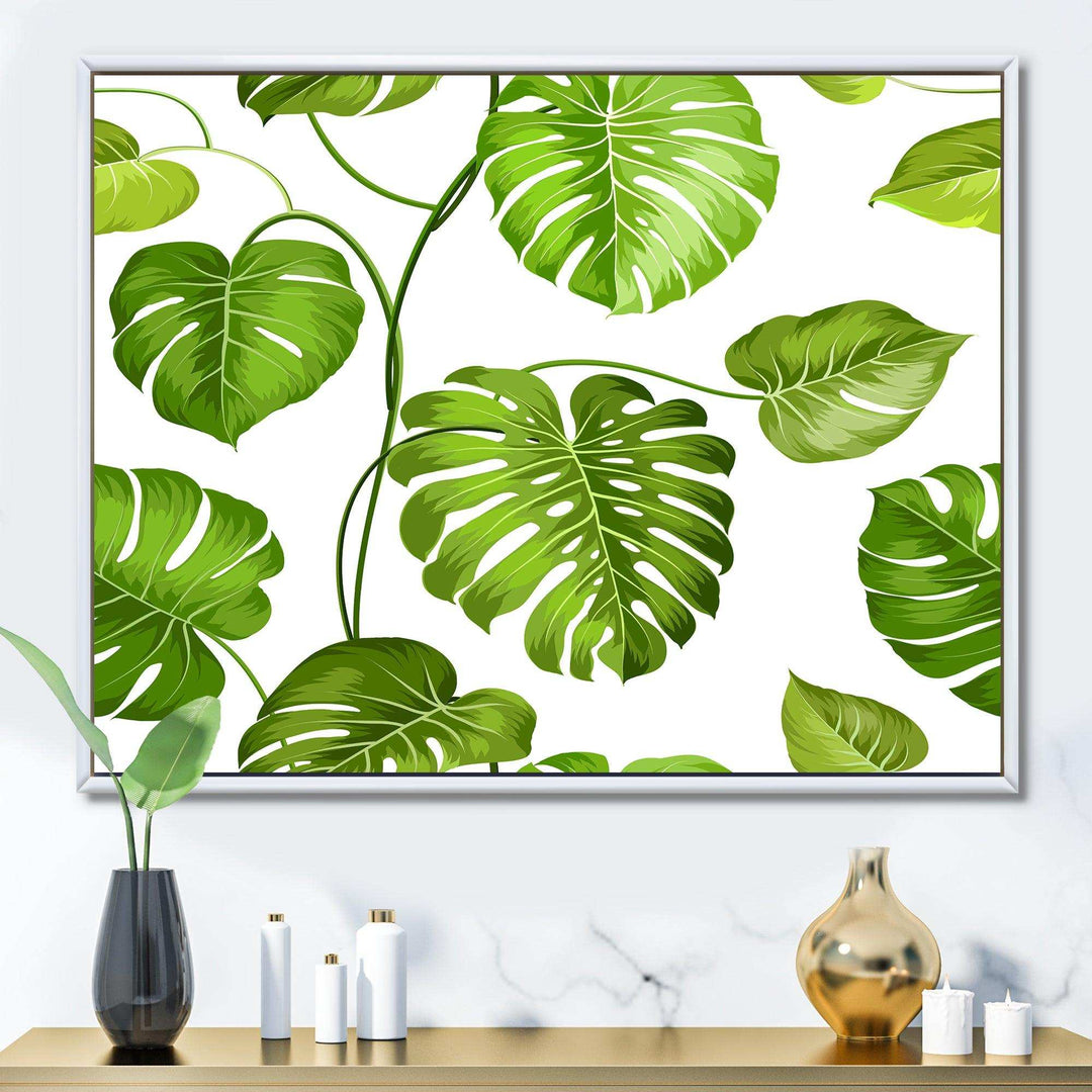 Tropical Palm Leaves II