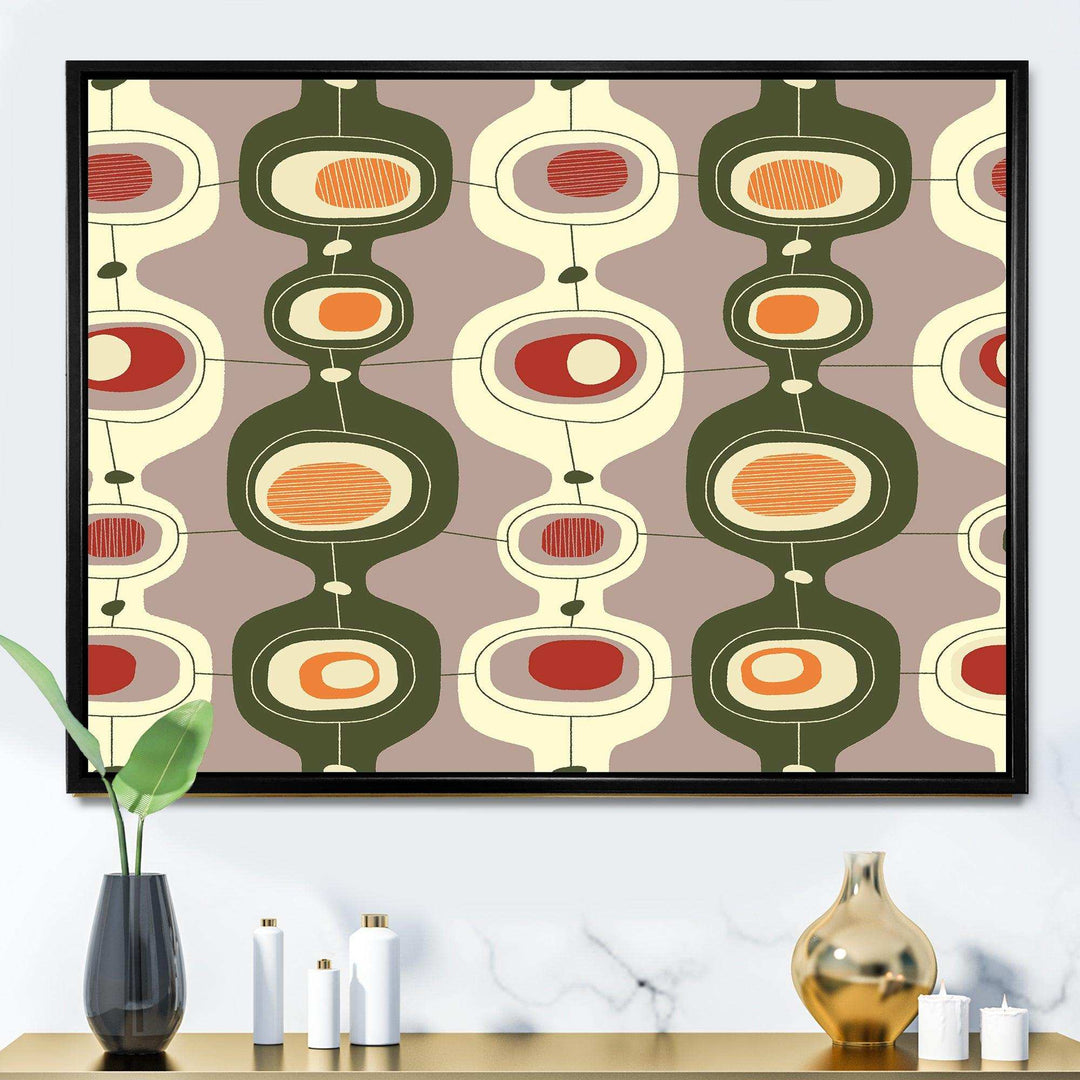 Retro Abstract Design X - Canvas Wall Art