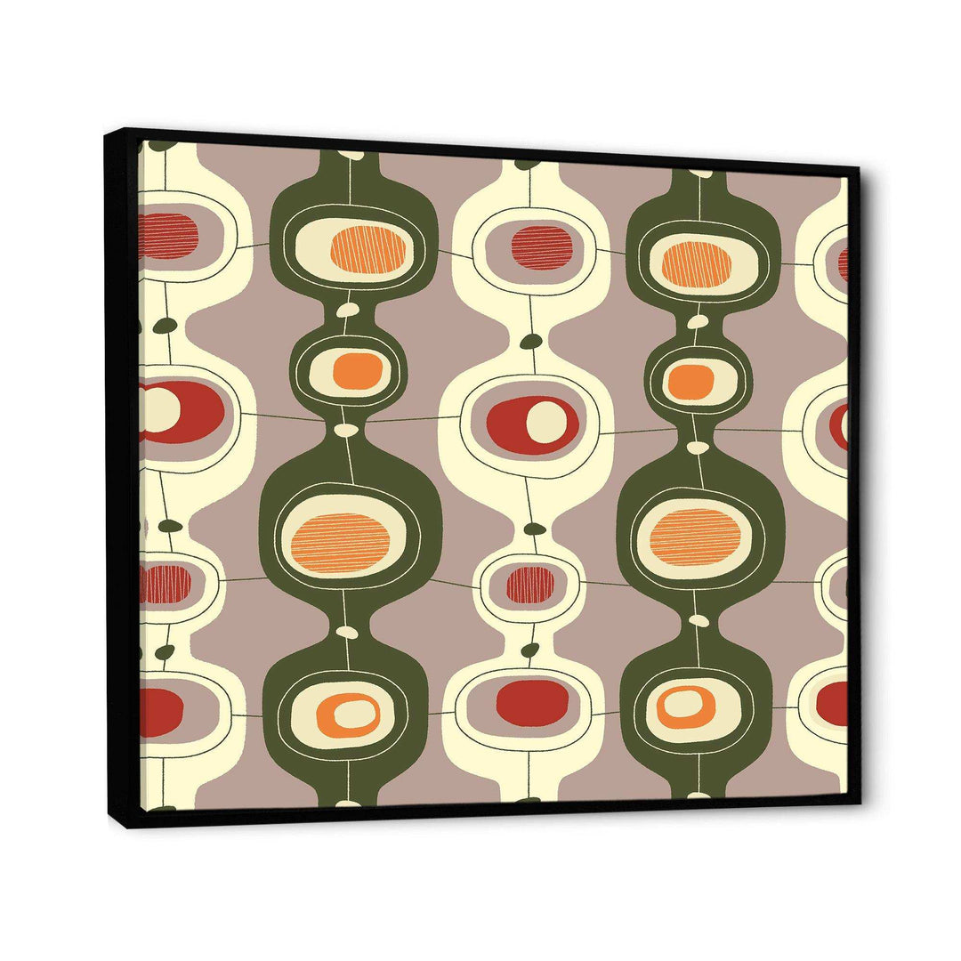 Retro Abstract Design X - Canvas Wall Art