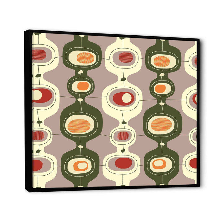 Retro Abstract Design X - Canvas Wall Art