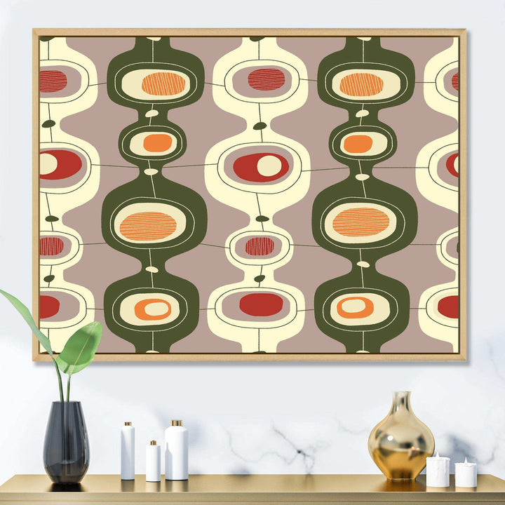 Retro Abstract Design X - Canvas Wall Art