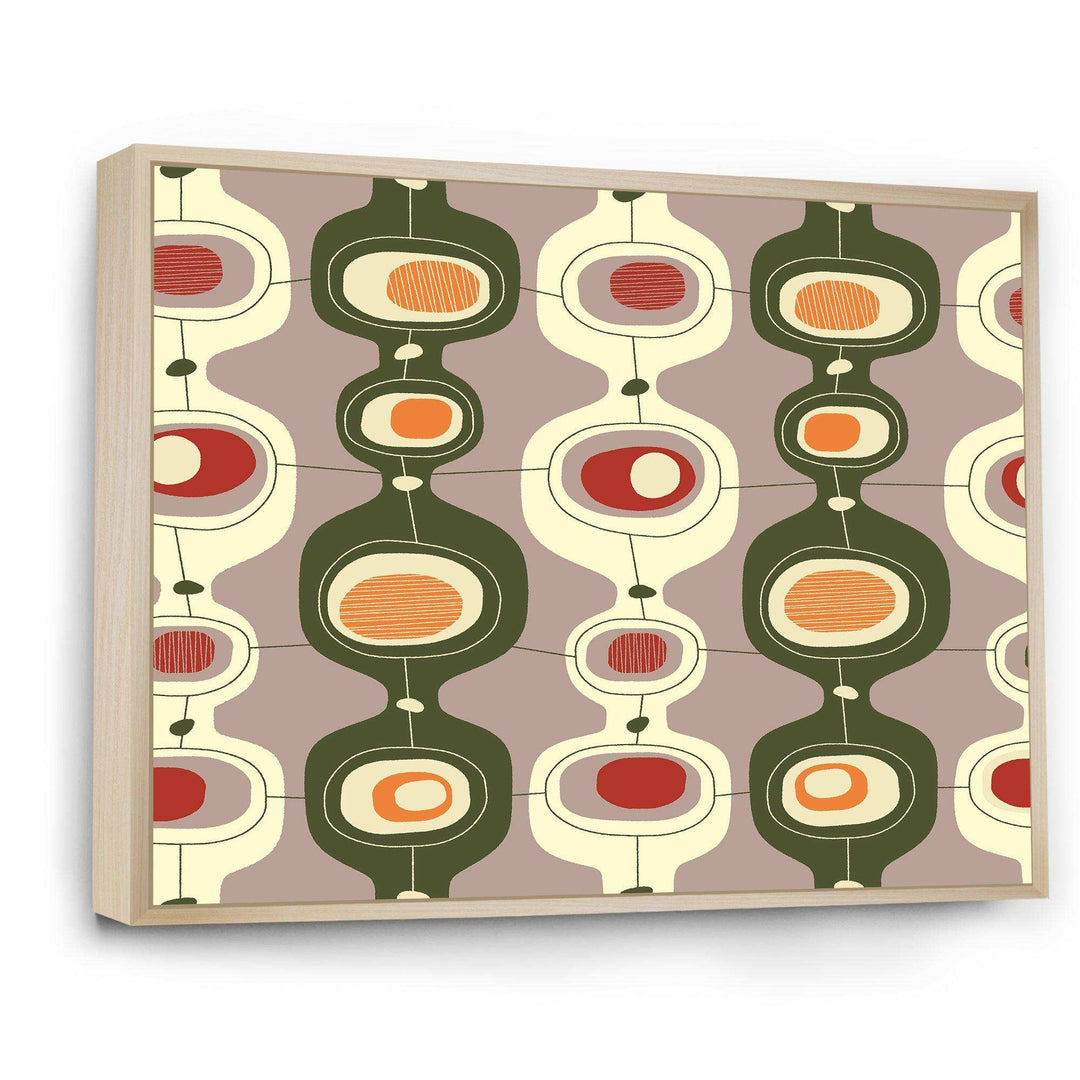 Retro Abstract Design X - Canvas Wall Art