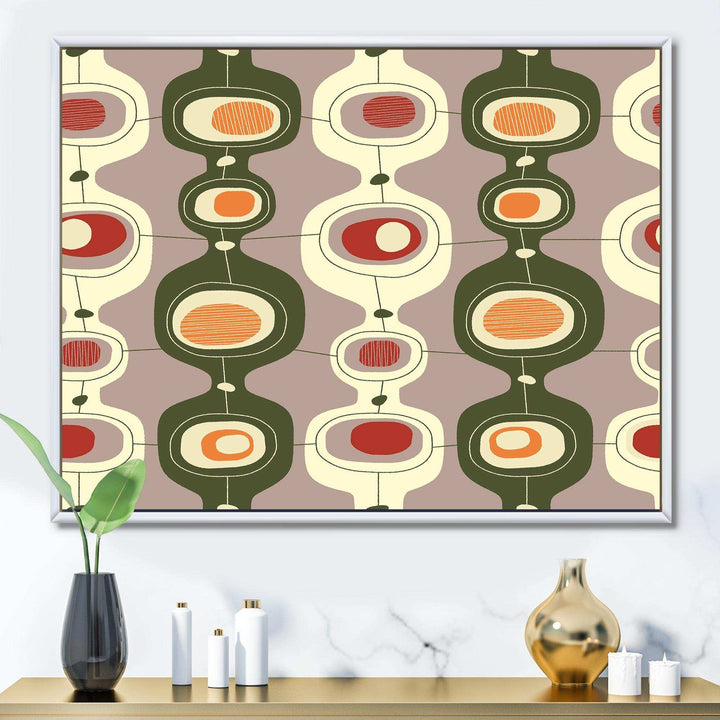 Retro Abstract Design X - Canvas Wall Art