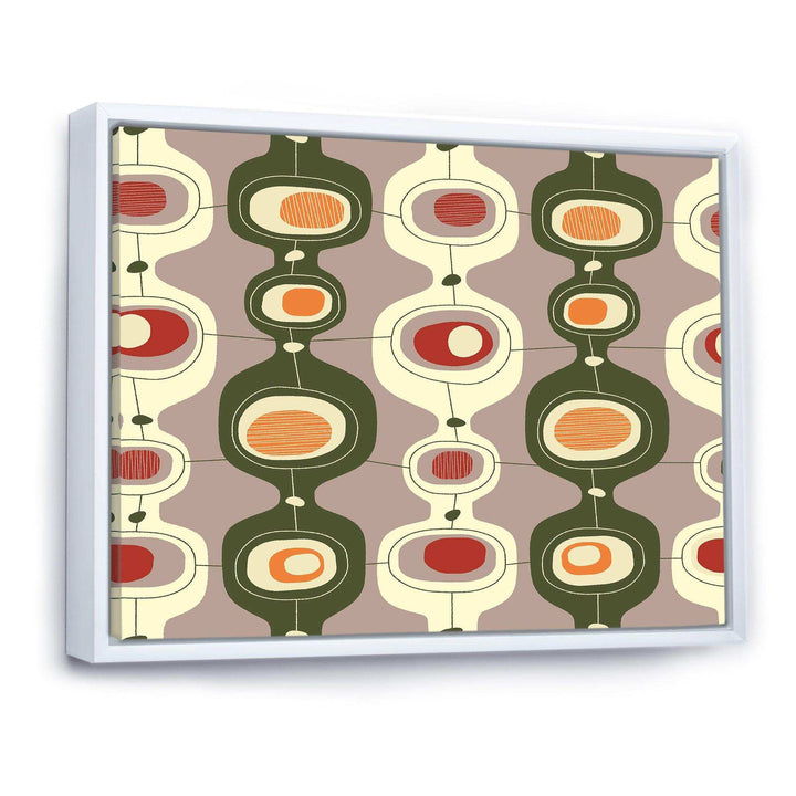 Retro Abstract Design X - Canvas Wall Art